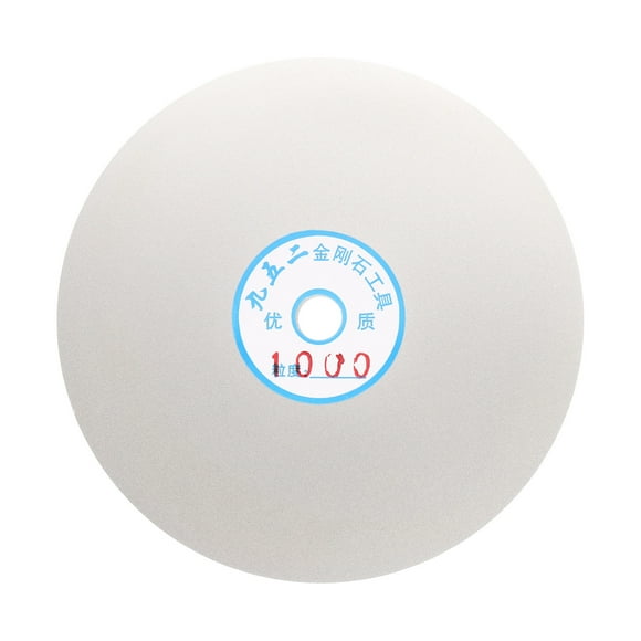 Disco de Lijado Plano de Diamante Uxcell 6" x 1/2" de Eje 1000 Granos