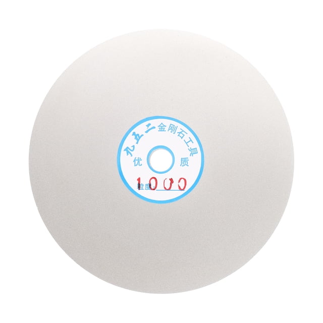 Disco de Lijado Plano de Diamante Uxcell 6" x 1/2" de Eje 1000 Granos