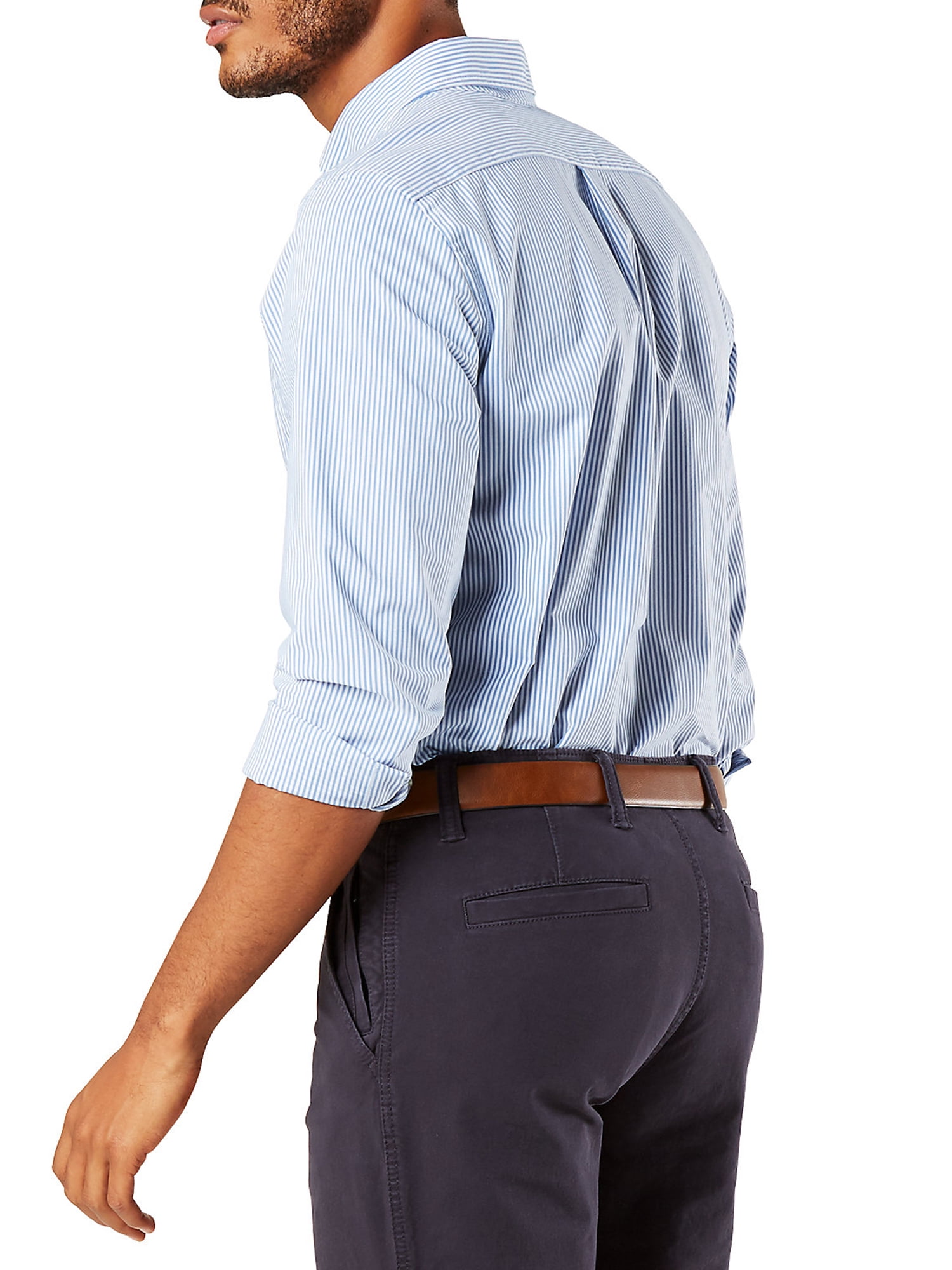 Dockers Men's Big & Tall Signature Comfort Flex Long Sleeve Shirt