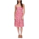 thumbnail image 1 of Michael Kors Womens Zebra Midi Dress, medpink, M, 1 of 1