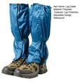 thumbnail image 7 of Yesbay 1 Pair Outdoor Leg Gaiter Adjustable Waterproof Men Women Hiking Climbing Snow Skiing Hunting Snake Guard Snow Boot Shoe Gaiter Leg Protector Cover, 7 of 7