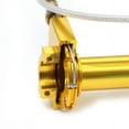 thumbnail image 4 of Phyun Blue CNC Motorcycle 7/8" Handbar Gas Throttle Grip Set Turn Twister + Cable, 4 of 5