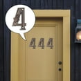 thumbnail image 3 of Placa de Puerta de Dígitos de Metal Perfecl Etiqueta Número de Dirección Habitación de Hotel Exterior 4 C-4, 3 of 8