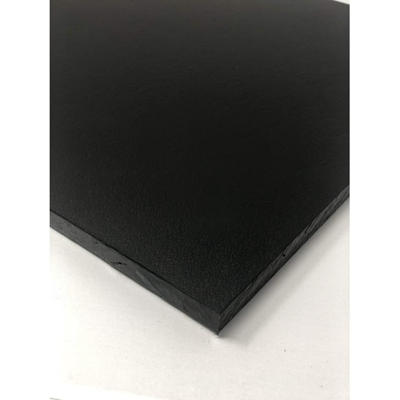 Marine Board HDPE (High Density Polyethylene) Plastic Sheet 1" x 24" x 48” Black Color Textured