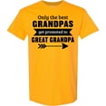 thumbnail image 3 of Inktastic Only the Best Grandpas Get Promoted to Great Grandpa T-Shirt, 3 of 5