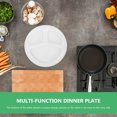 thumbnail image 2 of 4 Pcs Assiettes à Fruits Multifonctions Plateaux de Fruits Ronds Accessoire Alimentaire, 2 of 7