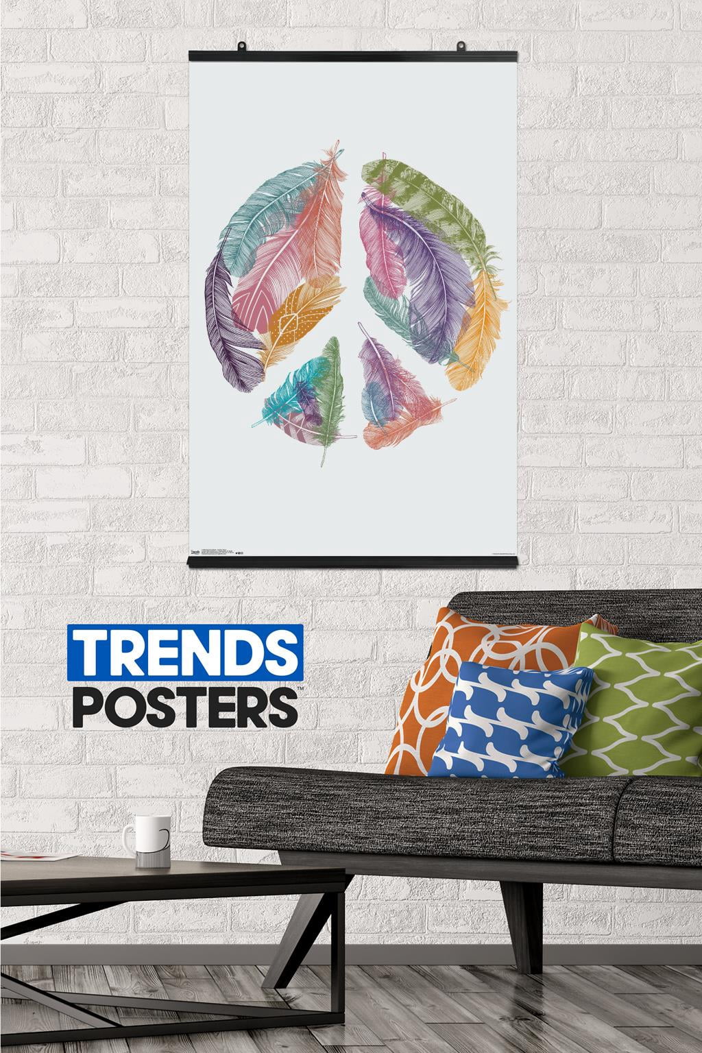 Rachel Caldwell - Feather Peace Wall Poster, 22.375" x 34"