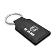 thumbnail image 2 of RAM Rectangular Black Leather Key Chain, 2 of 4