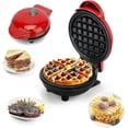 thumbnail image 1 of Individual round mini waffle maker for Easter, Mother's Day, children's birthdays, 1 of 5