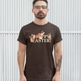 thumbnail image 3 of Tee Hunt Happy Easter! T-Shirt Hoppy Easter Bunny Egg Hunt Rabbit Men's Novelty Shirt, Brown, Small, 3 of 5