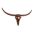 thumbnail image 1 of Moe's Sculpture Murale Longhorn en Bronze Vieilli, 1 of 1