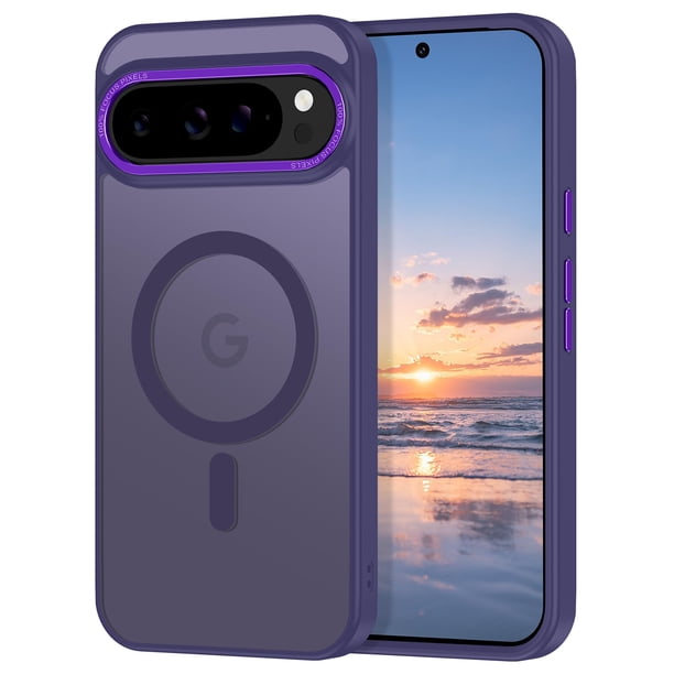Funda Magnética para Google Pixel 9 Pro XL en Morado