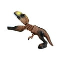thumbnail image 2 of Dinosaur Animal Figures Party Joke Toy Early Learning Hand Grabber Dinosaur Toy Brown, 2 of 9