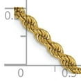 thumbnail image 3 of 14K 2.25mm Solid Regular Rope Chain 7  inches, 3 of 5