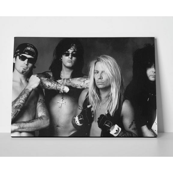 Motley Crue Poster or Wrapped Canvas