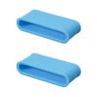 CSChome Bande Antidérapante pour Paddle 2 Pcs Bande de Grip Élastique pour Paddle de Pickleball Raquette de Badminton de Table Poignée Antidérapante en Silicone Anneau de Pickleball