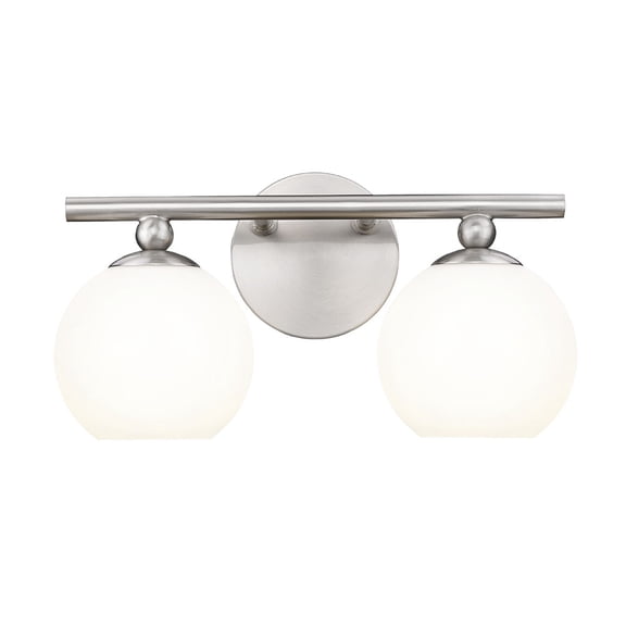 1100-2V-BN-Z-Lite-Neoma - 2 Light Bath Vanity In Modern Style-7.25 Inches Tall and 13.5 Inches Wide-Brushed Nickel Finish