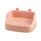 thumbnail image 5 of Caja de arena para ropa de cama de mascotas pequeñas, bandeja de jaula de mascotas, rectángulo rectangular, accesorio de jaula interior de rosa, 5 of 10