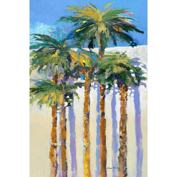 Art.com Shadow Palms I Art Print by Jane Slivka, 16" x 24"