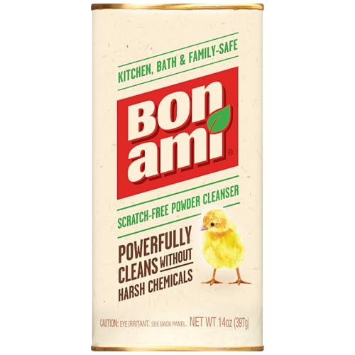 Bon Ami Polish and Cleanser Powder – Hypoallergenic, Nonabrasive