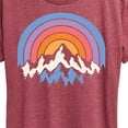thumbnail image 3 of Instant Message - Sunset Mountains - Women's Short Sleeve Graphic T-Shirt, 3 of 6