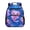 Axolotl Underwater Theme, variant on Soccer Paint Splatter Preschool Backpack Polyester Fabric Portable Easy Clean Preschool Kids Polyester School Bag for Girls