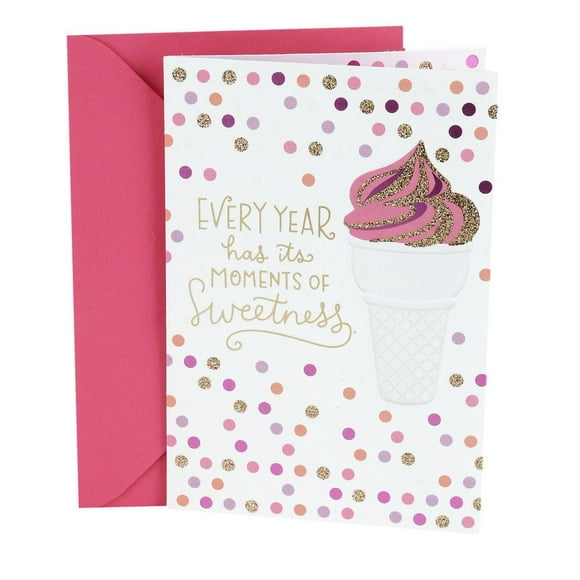 Carte de souhaits de fête d'anniversaire Hallmark
