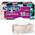 thumbnail image 1 of Scotties Supreme 3 Ply Soft & Strong Facial Tissue, Hypoallergenic and Dermatologist Tested, 18 Boxes, 81 Tissues per Box, 18 Boxes, 81 Tissues per Box., 1 of 4