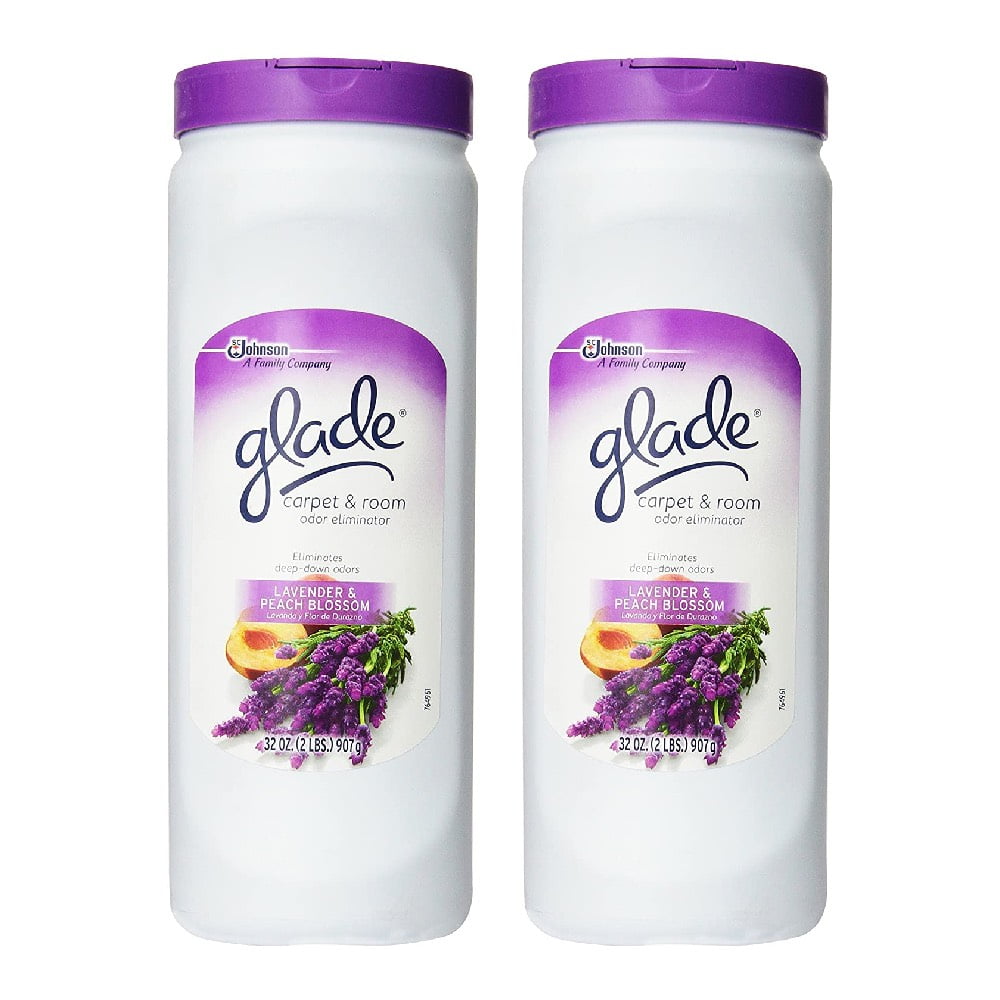 Glade Carpet and Room Refresher Lavender and Peach Blossom 32 oz, 2 Pack