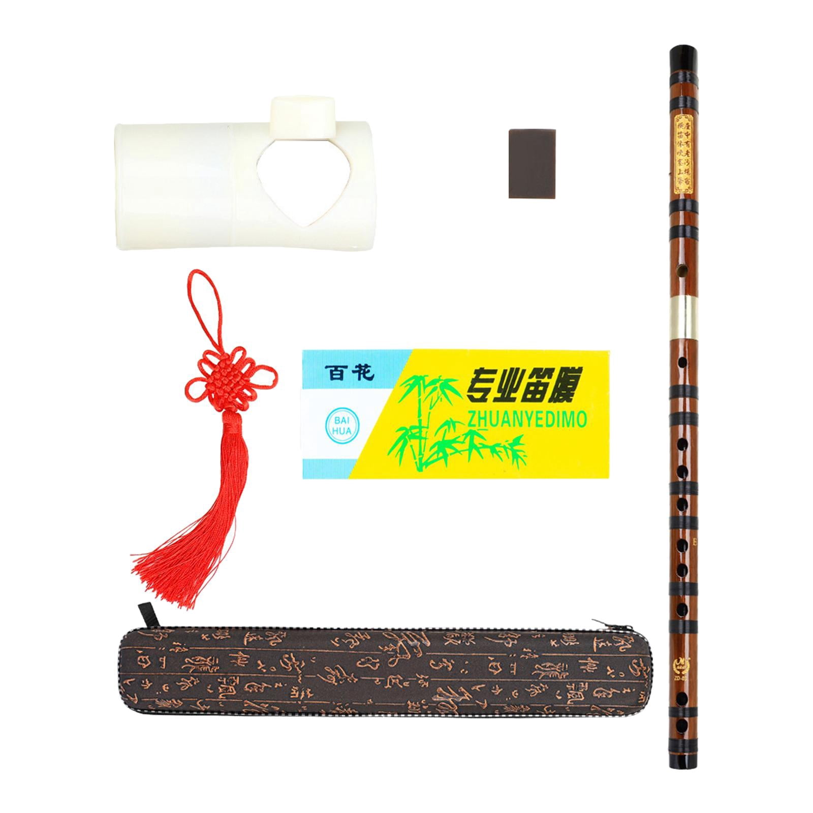 LeeQinersw Bamboo Flute Chinese Flute Woodwind Instruments Durable Vintage High Quality for Key of G