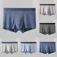 thumbnail image 3 of Mens Underwear Breathable Sports Boxer Briefs Comfortable Simple Basic Stripes, 3 of 9