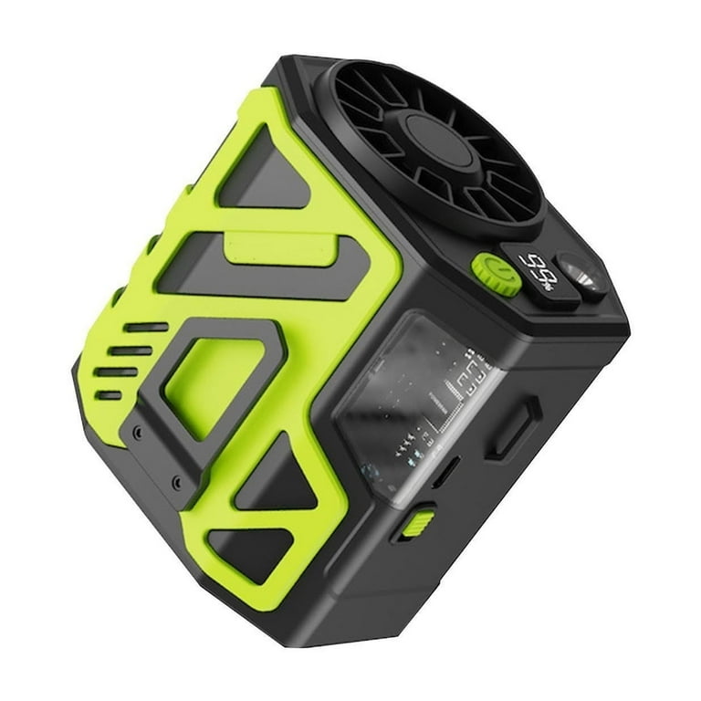 Portable Waist Fan Personal 6000mAh 10 Speeds Shirt Belt Fan Clip