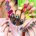 thumbnail image 6 of Kalolary 288 Pcs 96 Designs Nail Vinyls Nail Stencil Stickers Nail Polish Stencils for Nail Art Design, 24 Sheets, 6 of 7