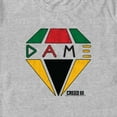 thumbnail image 2 of Men's Creed III Dame Logo  Graphic Tee Athletic Heather 3X Large, 2 of 5