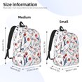 thumbnail image 2 of Fotbe Tulips Flowers Mochila de Lona con Estampado, Mochila Duradera, Mochila Versátil de Alta Calidad, Mochila Compacta Vintage-Small, 2 of 5