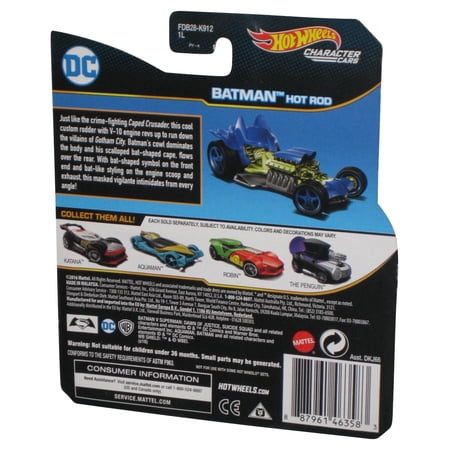 Hot Wheels DC Universe Surtido Autos Batman (Contenido Puede Variar) Juguete De Colección