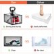 thumbnail image 4 of Paquete de 12 organizadores de almacenamiento de zapatos transparentes grises, cajas apilables para clóset, caja de zapatos de plástico frontal con puerta gris, fácil de montar, 4 of 4