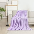 thumbnail image 3 of REGALWOVEN Bamboo Viscose Cooling Blanket All Seasons Breathable for Hot Sleepers for Bed, Sofa Lavender Full, 3 of 8