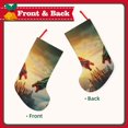thumbnail image 2 of Vsdgher Castle Red Green Sky Dragon Christmas Stockings 18 inch Large Kids Stocking Bags Hanging Socks for Christmas Decor Decorations, 2 of 7