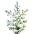 thumbnail image 3 of Vickerman 9' x 66" Flocked Kiana Artificial Christmas Tree, Dura-Lit® LED Warm White Mini Lights, 3 of 6
