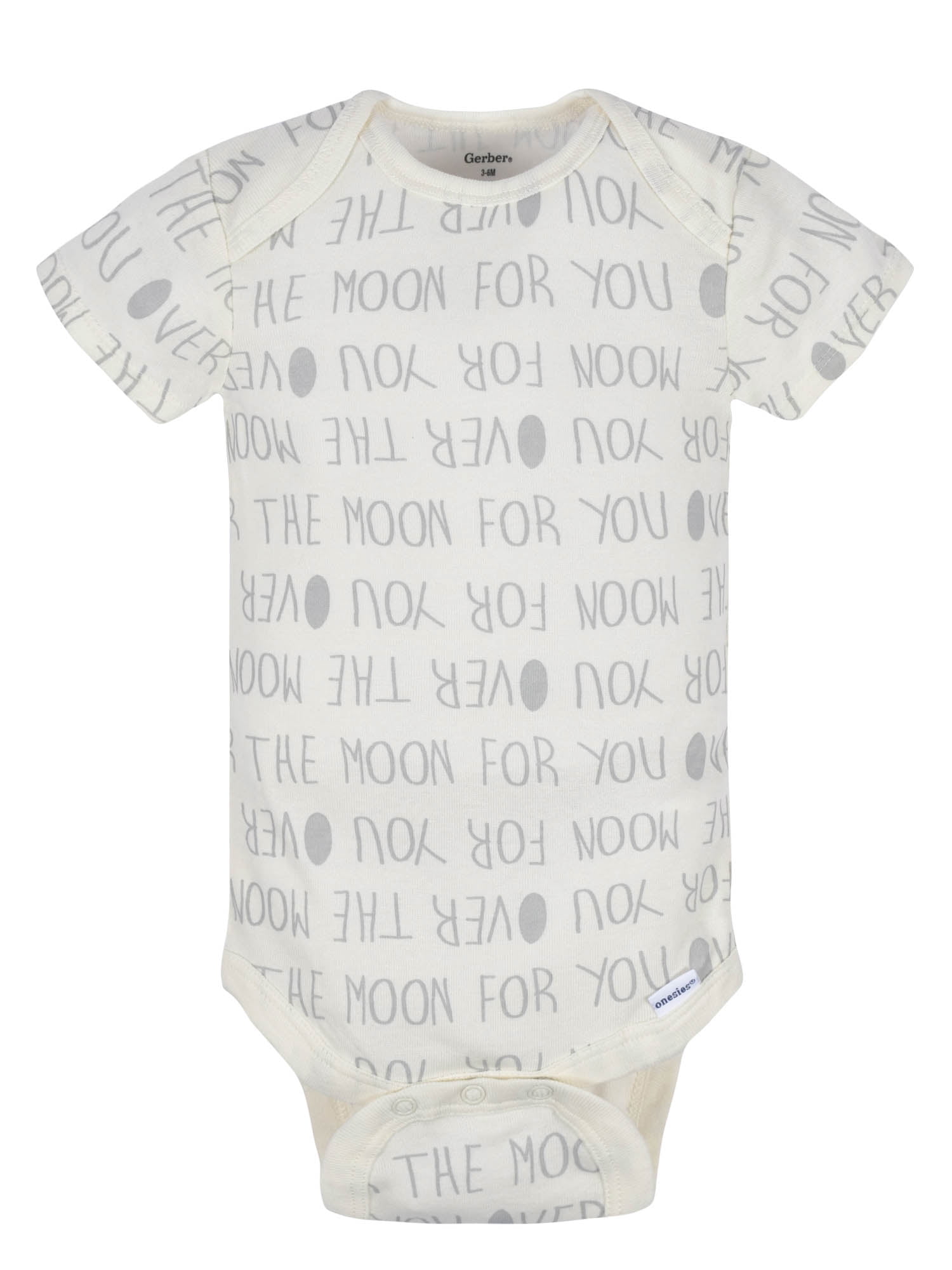 Assorted Short Sleeve Onesies Bodysuits, 8pk (Baby Boy or Baby Girl Unisex)