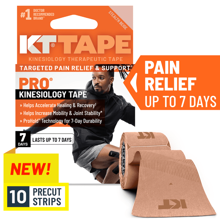 KT Tape Pro Ultra-Breathable Synthetic Kinesiology Tape, Beige photo 2