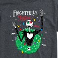 thumbnail image 3 of The Nightmare Before Christmas - Frightfully Festive Wreath - Men's Short Sleeve Graphic T-Shirt, 3 of 5