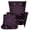 Purple Mandala, variant on HELLHERO Poodle Silhouette Love Polyester Wingback Chair Slipcover with Breathable, Non-slip Wingback Chair Cover for Living Room Bedroom