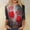 Black #021, variant on Womens Halloween Shirts Pumpkin Witch Hat Print Crew Neck Vintage Tops Bat Loose Fit 3/4 Sleeve Horror Funny T-Shirt 3XL