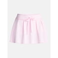 thumbnail image 5 of No Boundaries Pleated French Terry Mini Skort, Women's XXS-XXL, 5 of 5