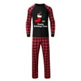 thumbnail image 2 of Uaswgudfs Men's Christmas Pajama Set, Happy Holidays Fam Plaid Long Sleeve Top & Pants, Family Matching Loungewear Sleepwear for Dad - Walmart Popular Festive Pajamas, 2 of 5