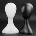 thumbnail image 4 of Flmtop Pro Female Plastic Abstract Mannequin Manikin Head Model Wig Hair Display Stand, 4 of 10