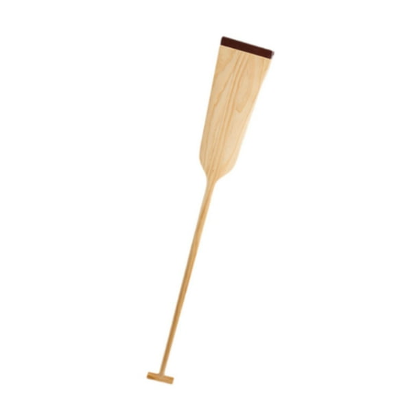 Remo de canoa de madera, remo de barco, mango ergonómico sin tratar, remos resistentes, decoración de madera para accesorios de barcos al aire libre, 120 centímetros