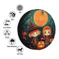 thumbnail image 5 of ZNDUO Cartoon Girl Halloween Pattern Spare Tire Cover, Universal Spare Tire Wheel Covers 17 inch, 5 of 8